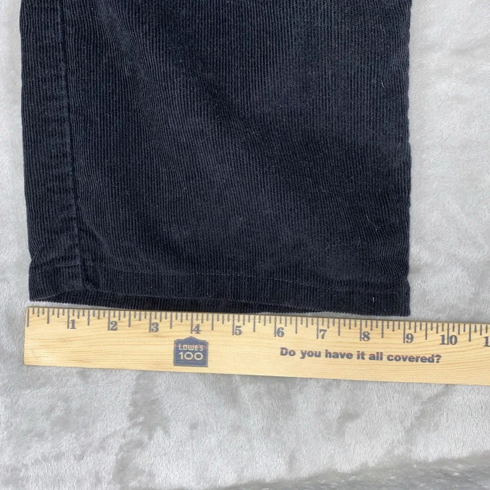 Levi's‎ 559 Mens 34x32 Black Corduroy Jeans Relaxed Fit Straight
